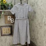 Lisa Marie Fernandez for TRGT Women's Small Gingham Button-Front Shirtdress
