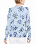 Karen Scott Women's Floral Button Cardigan Sweater