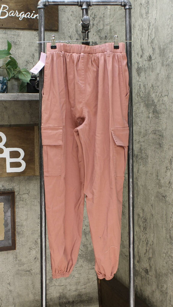 Women's High-Rise Cargo Utility Pants - Wild Fable™ Light Pink XXL