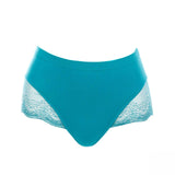 Rhonda Shear Women's 2 Pack Seamless Lace Trimmed Brief Panties