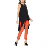 DG2 by Diane Gilman Women's Dramatic Hi Low Sleeveless Tunic Top