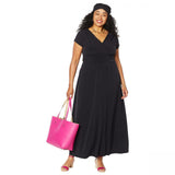 IMAN Women's Boho Chic Maxi Dress With Head Wrap