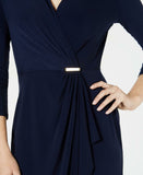 Charter Club Women's Hardware Faux Wrap Dress