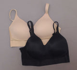 Rhonda Shear 2 Pack Mesh Back Detail Molded Cup Bra Dark Nude/ Black Plus 1X