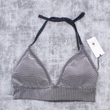 Shade & Shore Women's Textured Halter Bikini Top