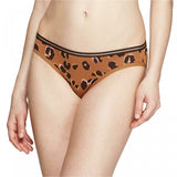Auden Women's Leopard Print Cotton Bikini Panties