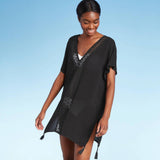 Kona Sol Women's Crochet Insert Cover Up Dress AFN50