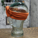 Universal Thread Soft knotted Headwrap Orange One Size