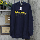 Champion Men's Big & Tall Fleece Logo Dot Pullover Graphic Hoodie