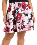 Speechless Trendy Plus Size Solid and Floral Print Dress