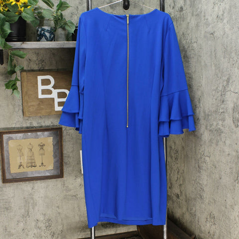 Calvin Klein Women's Plus Size Tiered Bell Sleeve Dress – Biggybargains