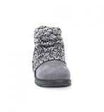Muk Luks Women's Patti Faux Suede Knit Cuffed Winter Ankle Boots