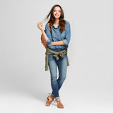 Universal Thread Women's Mid Rise Skinny Jeans Mid Blue 4