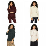 A New Day Women's Any Day Turtleneck Sherpa Pullover Sweatshirt