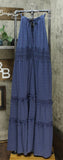 Curations Women's Plus Size Maxi Dress With Lace Trim