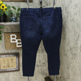 DG2 by Diane Gilman Women's Virtual Stretch Ultra Skinny Jeans Indigo Petite 22W