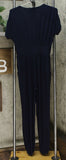 Nina Leonard Women's Miracle Matte Jersey Jogger Leg Jumpsuit