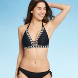 Kona Sol Women's Crochet Trim Bikini Top
