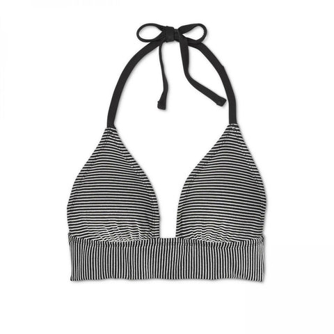 Shade & Shore Women's Textured Halter Bikini Top