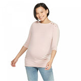 Isabel Maternity by Ingrid & Isabel Snap Shoulder Nursing Sweatshirt