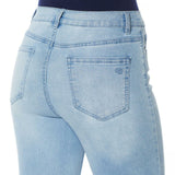 DG2 by Diane Gilman Women's Plus Size Classic Stretch Boot Cut Jeans