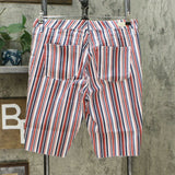 Skinnygirl Women's Carrie Skimmer Shorts Nantucket Stripe 31