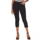 Nina Leonard Women's Plus Size Straight Leg Pants Black 1X