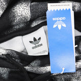 Adidas Men's Winter Leaves Allover Print Sweatshirt Hooded Hoodie