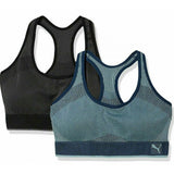 Puma 2 Pack Women's Active Performance Sports Seamless Sports Bras