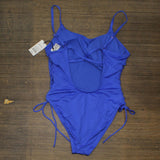 Shade & Shore Women's Lace-Up Side One Piece Swimsuit