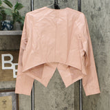 G by Giuliana Women's Lightweight Faux Leather Moto Jacket