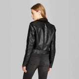Wild Fable Women's Faux Leather Moto Jacket