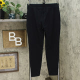 Susan Graver Weekend Premium Stretch Leggings With Zipper Detail Black Small