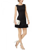 Donna Ricco Women's Ruffle-Hem Sheath Dress. DR50636