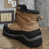 All in Motion Men's Julian Waterproof Winter Boots Cognac Brown 10