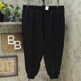 AnyBody Petite Plus Satin Jogger Pants
