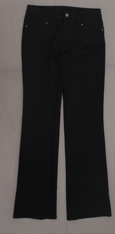 Hibive Women's Stretch Jeans Pants Black K (30Wx32L)