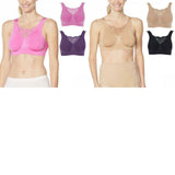Rhonda Shear 2 Pack Seamless Underwire Bras With Lace Inset