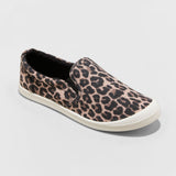 Mad Love Women's Kasandra Leopard Twin Gore Canvas Sneakers\ Leopard Brown 11
