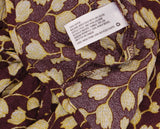 Xhilaration Women's Floral Wrap Kimono Maroon Medium