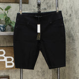 DG2 by Diane Gilman Women's Petite Classic Stretch Denim Pull On Bermuda Shorts