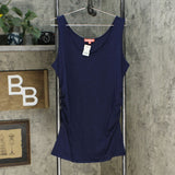 All Worthy Women's Hunter McGrady Scoop-Neck Long Tank Top With Ruching