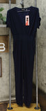 Nina Leonard Women's Miracle Matte Jersey Jogger Leg Jumpsuit