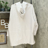 NWT MarlaWynne Womens Perforated Anorak Coat. 631105-Plus Plus 1X