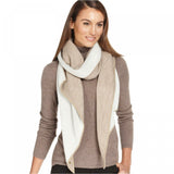 Calvin Klein Women's Double Faced Angled Edge Scarf