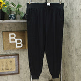 AnyBody Women's Cozy Knit Side Ribbed Jogger Pants