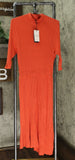 Who What Wear Women's Elbow Sleeve Mock Neck Flat Rib Sweater Dress