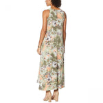Antthony Women's Natural Flow Printed Maxi Dress And Bolero