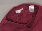 Joan Rivers Women's Signature Ankle Pants with Front Seam Wine Small
