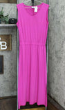 Joan Rivers Petite Length Sleeveless V-Neck Jersey Maxi Dress